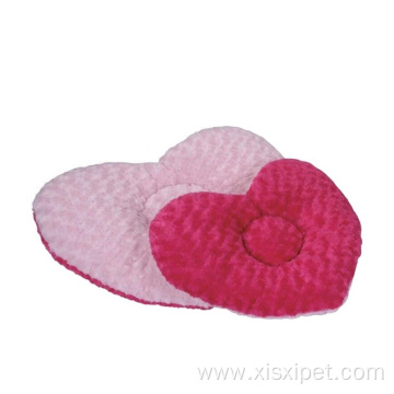 Plush animal flower Heart shape double side pet bed